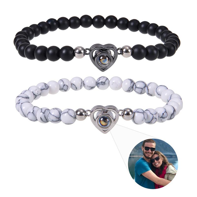 JYL TS Bracelet Bohemian Glass Guanyin Charm Invites Divine Blessings