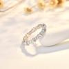 INS Минималистичное кольцо-сердце Женское Легкий Роскошный Стиль Новое Чувство Кольцо на Указательный Палец и Мизинец Повседневная Мода Ручные Украшения