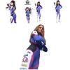 Костюм для косплея D.va из Overwatch, комбинезон для женщин, премиальный полиэстер для комфорта и долговечности