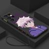 Анимация Hunter×Hunter для Samsung S24 S23 S22 S21 S20 Fe S10 Note 20 10 Ultra Lite Plus Liquid Left Rope Phone Case