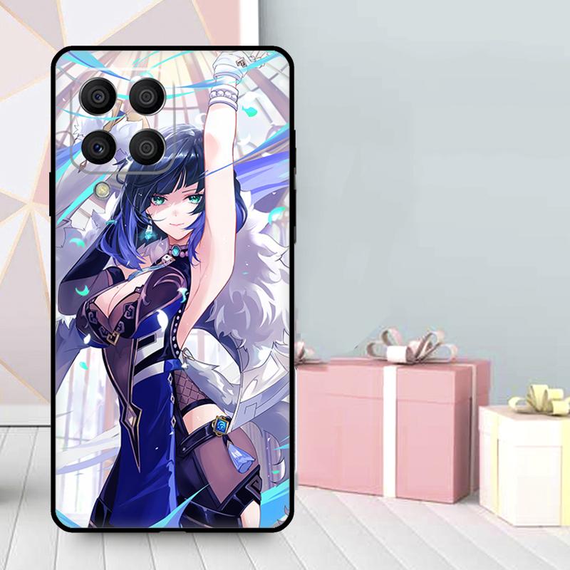 Чехол Yelan Genshin Impact для Samsung Galaxy M16 M31 M21 M13 M33 M53 M15 M35 M55 M36 M56 M12 M32 M52 M14 M34 M54