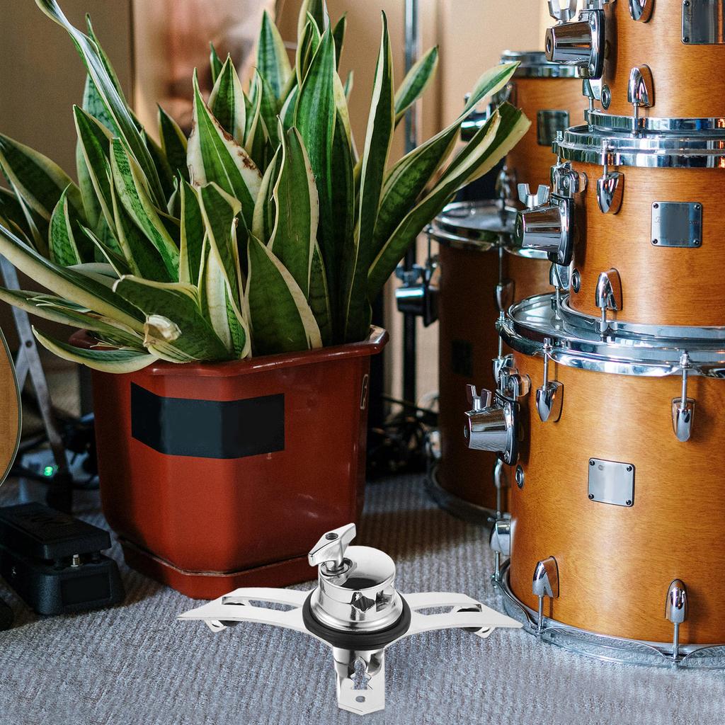 Metal Tom Drum Mount Holder Easy Install Suspension Rim Mount for Performance Practice Display and Portable Drum Hardware