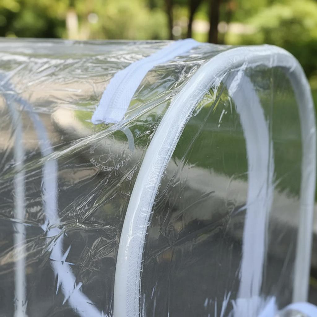 Outdoor Greenhouse Tent Rainproof Portable Mini Greenhouse Zippered Plant Cover Year-Round Plant Tent Easy Entry Zipper