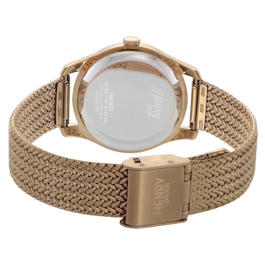 Часы FINCHLEY Серый циферблат Нержавеющая сталь Ветровое стекло Кварц 30 мм Великобритания Лондон Часы HL30UM0116 Белый [Henry London] Женские [Товар]