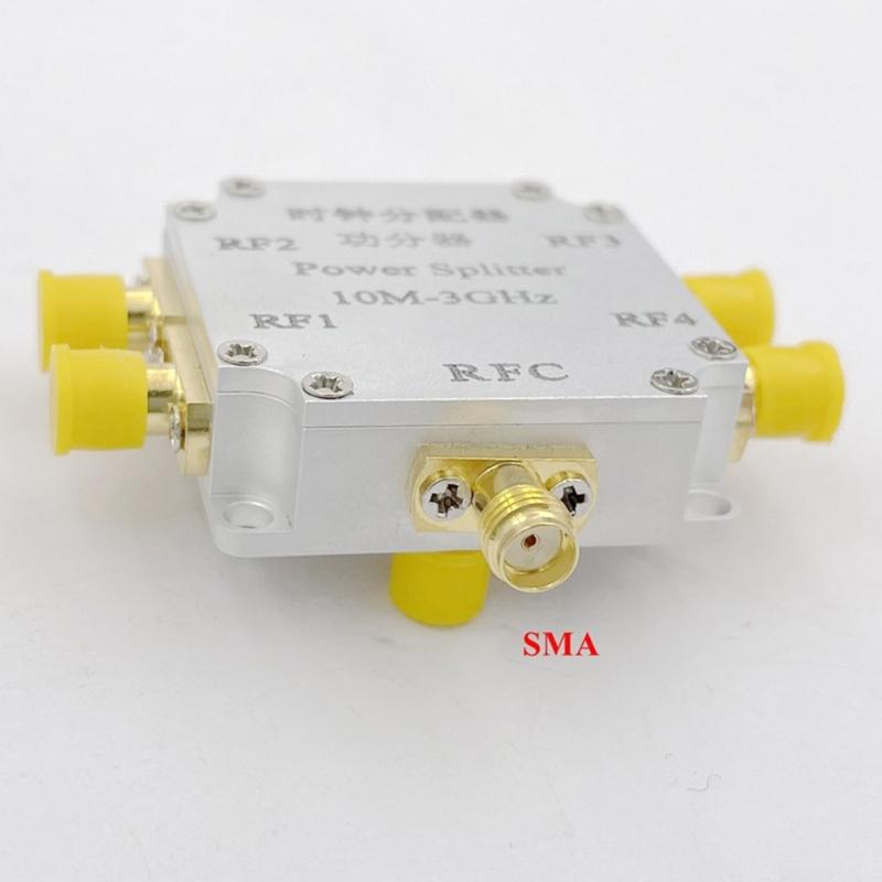 Разветвитель мощности RF 4-канальный для разъемов SMA 10M-3G Разветвитель мощности RF для микроволновых измерений Разветвитель/Антенна