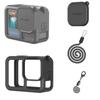 GoPro HERO13 Black Compatible Silicone Cover Protective Case HERO13 Black Prevention Cap Accessories/Silicone Case/Lost Strap/Neck Strap/Lens (4IN1