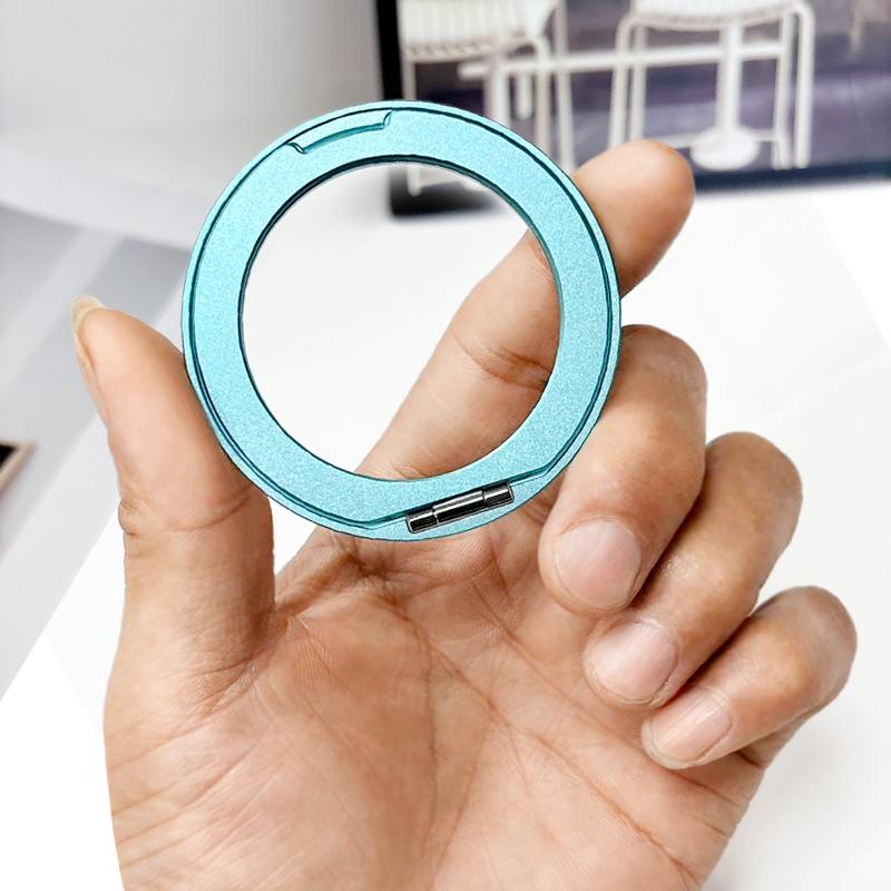 Magnetic Ring Holder Stand for Magsafe Iphone 17 Pro Max 17E 16E 16 Plus 15 14 13 12 11 Xs Mag Safe 360 Degree Rotating Bracket Phone Case Accessories