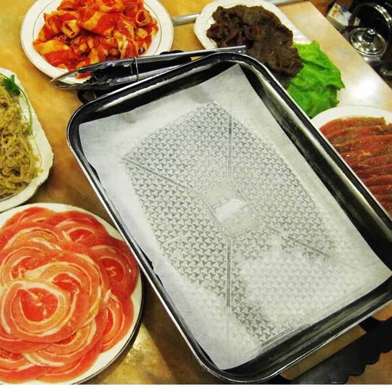 Changbaosen Thickened Non-Stick Baking & BBQ Paper, 100 Sheets