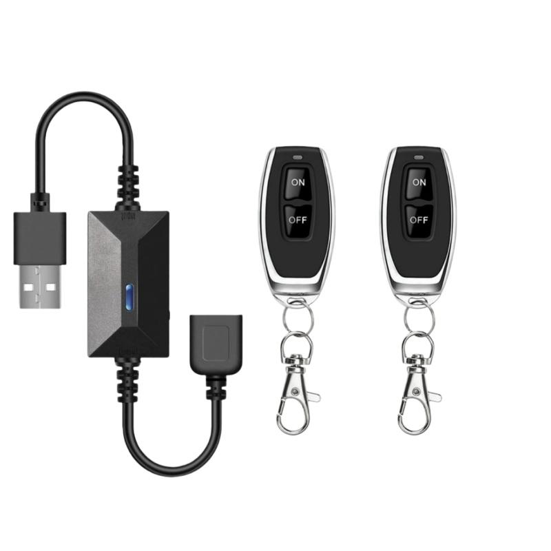 1 Набор Вкл/Выкл USB 433 МГц Беспроводной Радиочастотный Пульт Дистанционного Управления Переключатель Подходит Для Светодиодной Ленты Лампы Для Чтения Светильника Вентилятора