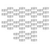 50Pcs Circular Tart Rings with Holes Stainless Steel Fruit Pie Quiches Cake Mousse Mold Kitchen Baking Mould 9cm