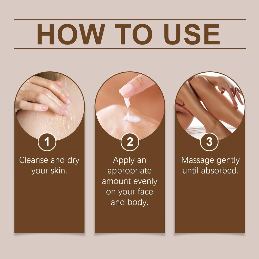 Крем для загара без солнца для тела Крем для загара без солнца для загорелой кожи