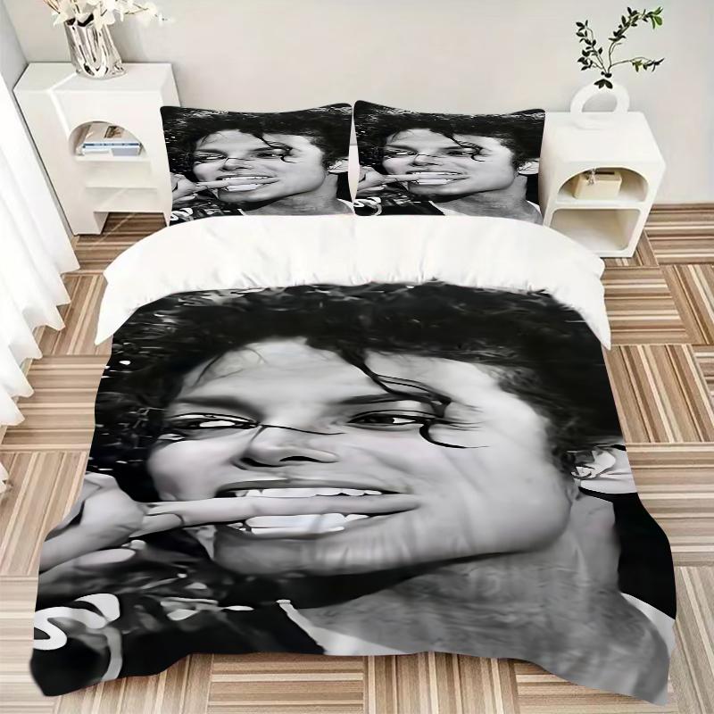 3Pcs Michael Jackson'S Iconic Pose Bedding Sets For All Sizes New 3D Printed Bed Cover Comforter Duvet Cover Pillowcase Bedroom Decoration