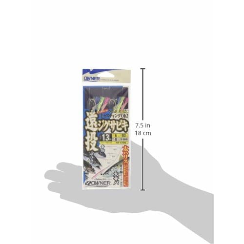OWNER Device Long Throw Jigsabiki 3 Strait Horse Mackerel Grunt No. 13-6 No. 6 80cm S-3649