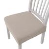 Stretchable Jacquard Chair Cover Pure Color Elastic Seat Covers for Hotel Home Dining Chairs