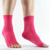 1 Pair Compression Socks Breathable Super Soft Sweat Absorption Fitness Cycling Running Toeless Socks