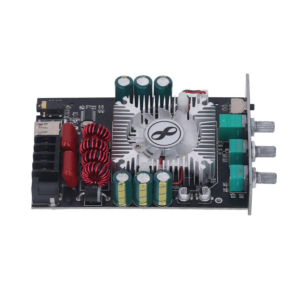 Плата усилителя 3,5 мм AUX 3 PIN входной сигнал Treble Bass Control Clear Sound Aluminum BT Digital Amplifier