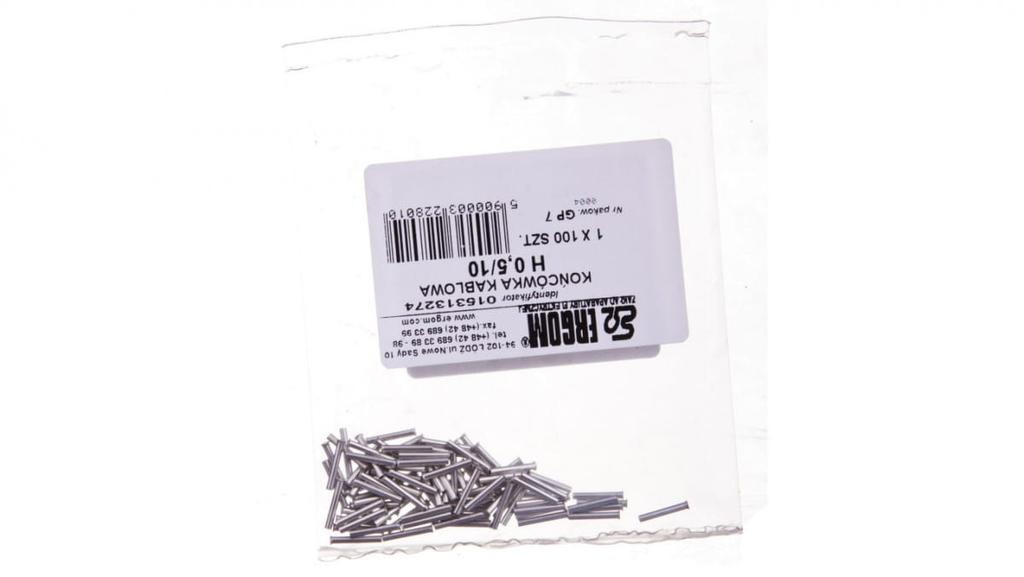 Ferrule End H 0.5/10 E08Kh-01010107400 /100 pcs./