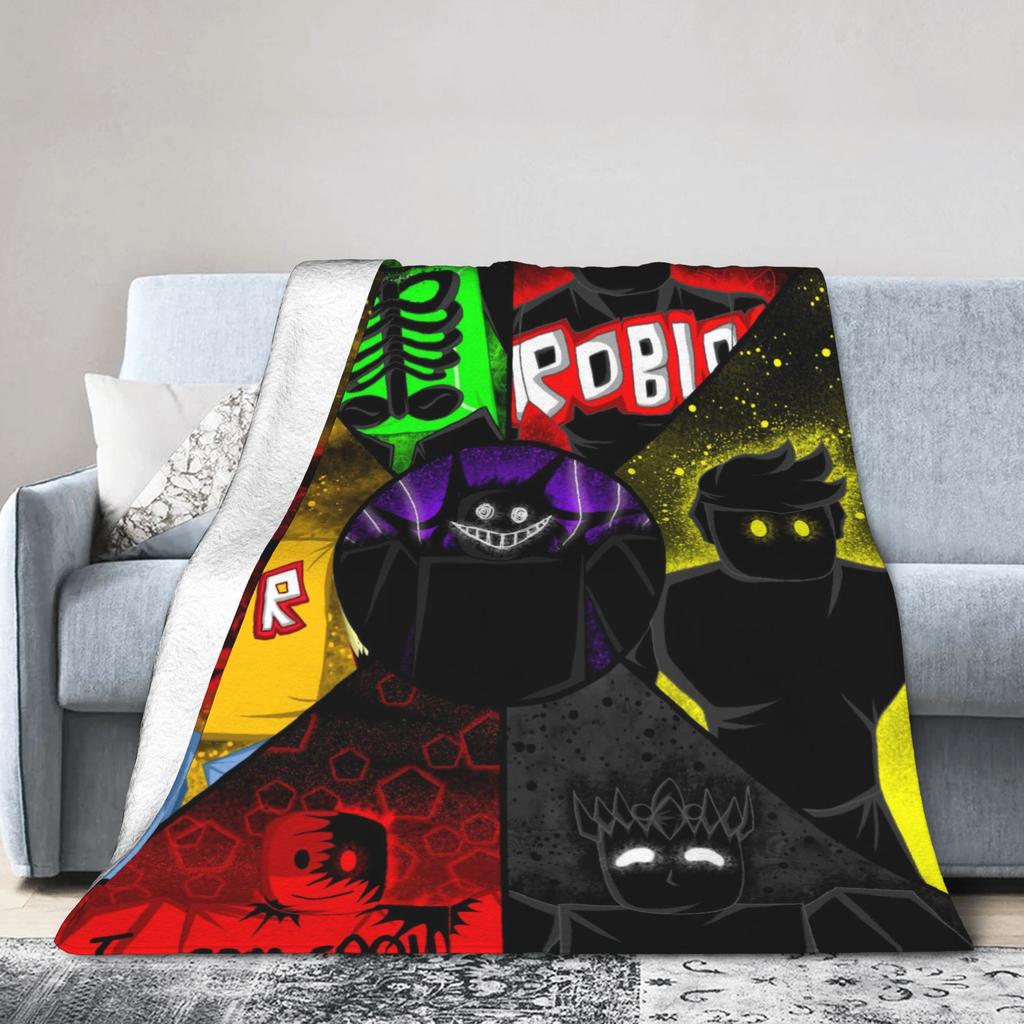 Forsaken Character Flannel Blanket Winter Warm Soft Throw Blanket for Children Home Decor Print Bedspread Sofa Bed Cover
