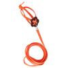 Bird Harness Parrot Leash Adjustable Birds Nylon AntiBite Rope for Outdoor Training(Orange )