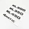 3D Черно-серебряные буквы ML300 ML350 ML400 ML450 ML500 Шильдик для Mercedes Benz M-Class Крыло Багажник Задняя часть W164 W166 Наклейка с логотипом PQ7