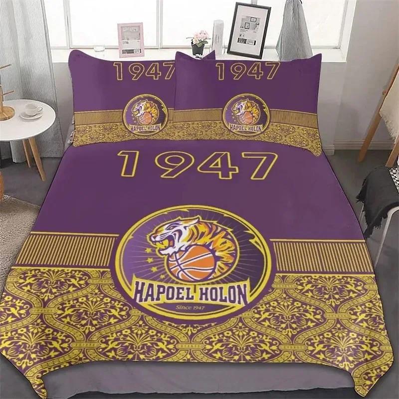 3D Printed Hapoel Holon All Season Duvet Cover Bedding Comforter sets Soft Quilt Cover and Pillowcases Single Double Queen King