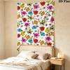 Mr Men Little Miss Wall Tapestry Aesthetic Wall Hanging Printed Fabric Blanket Decorative Tapestries For Bedroom Living Room Home Decor