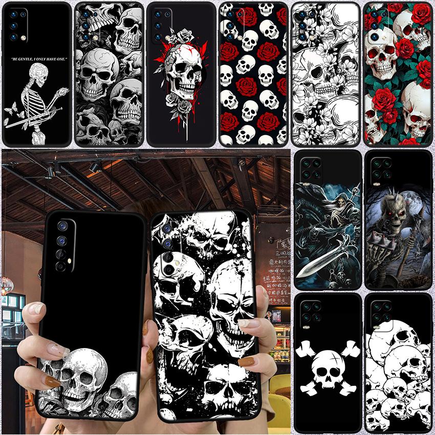 Skeleton Skull New High-End Shell Phone Case for OPPO A3 Pro A72 A74 A76 A77 A77S A78 A79 A94 A95 A18 A40M A58