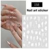 Nail Sticker Elegant Hand-Painted Flower Butterfly Long-Lasting Ins Style Nail Art Decals Women Accessories