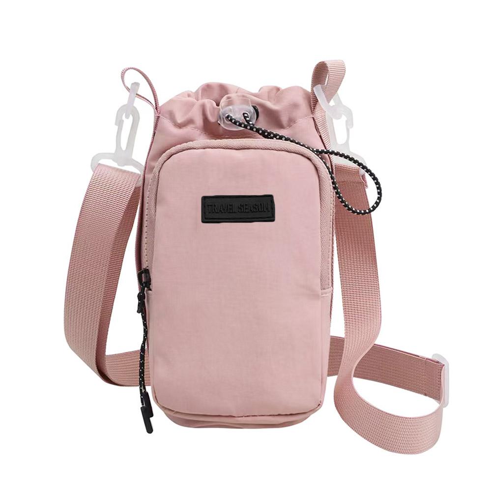 1pc Outdoor Portable Fashion Unisex Water Bottle Holder with Strap Carrier Bag with Phone Pocket Water Bottle Sling Bag Crossbody