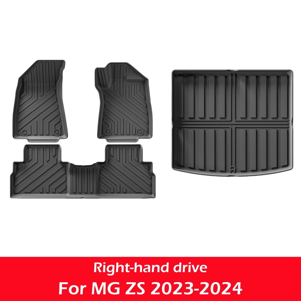 Коврики TPE для пола, напольные ковры, подходят для MG ZS EV 2025-2025 с правым рулем, индивидуальные всепогодные напольные покрытия TPE