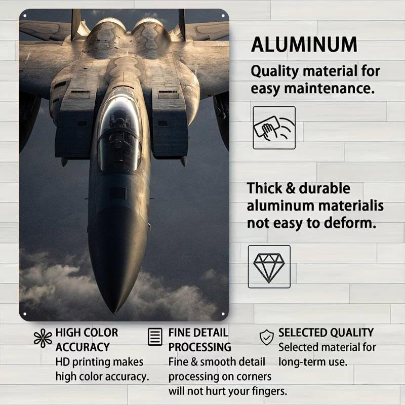 F15 Eagle Sign Airplanes Poster Bathroom Decor Custom Metal Tin Signs for Wall Art Decoration Things for Room Design Coffee Bar
