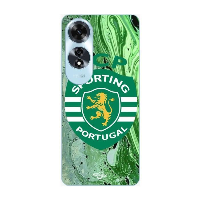 Coque - MANIACASE - Oppo A60 - Vert - Sporting Portugal - Souple