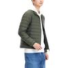 Uniqlo Однотонная легкая пуховая куртка с воротником-стойкой Мужская верхняя одежда 463247-56
