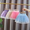 New Ballet Style Lace Half Length Skirt Princess Skirt Heavy Duty Mesh Skirt for Children Aged 0 To 3