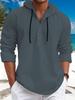 TEMU Trend Fashion Men's Pearl Cotton Small Twill Half Cardigan Hooded Button Sweater