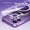 Ugreen Кристально Чистый Ударопрочный Чехол для iPhone 14 Pro, Магнитный MagSafe Беспроводная Зарядка, Защита от Отпечатков Пальцев, Полная Защита, Ультратонкий, Прозрачный Чехол