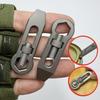 Многофункциональный мини-фомка из титанового сплава, регулируемый гаечный ключ, БРЕЛОК, инструмент для открывания коробок, портативный уличный инструмент EDC
