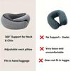 U-shaped Portable Pillow Memory Foam Snail Pillow Soft Noon Break Sleep Pillows Travel Neck Support Travel Neck Pillow