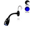Type-C & USB Outlet LED Reading Lamp Flexible Gooseneck Wall Light  Indoor