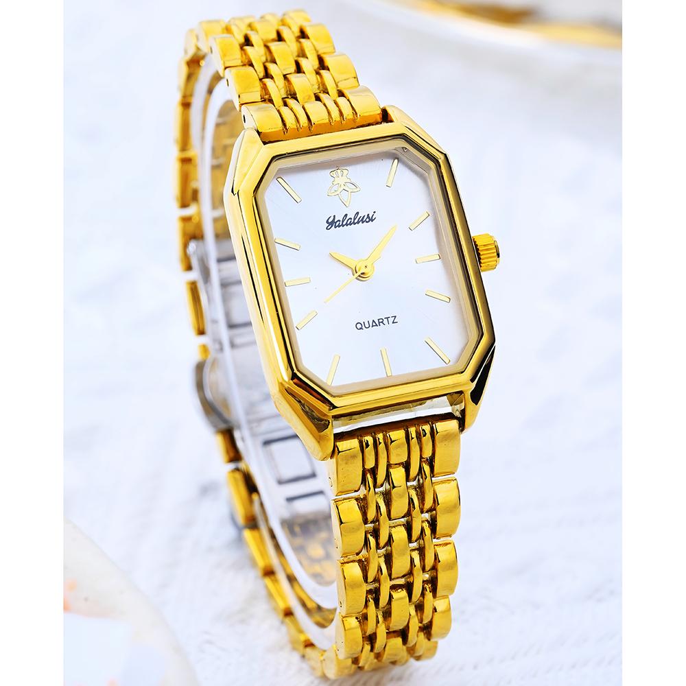 Luxury Square Women Quartz Watch Stainless Steel Bracelet Wristwatch Minimalist Ladies Dress Clock Relogio Feminino