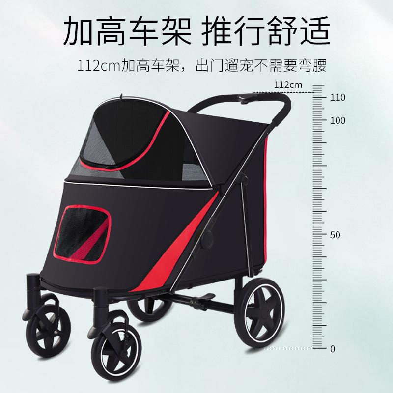 PC-400 Складная машина для перевозки собак больших и средних размеров с большим пространством для кошек, собак и других четырехколесных транспортных средств