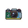 Cartoon Machine Metal Brooch Car Sewing Machine Phone Music CD Typewriter Camera Ruler Storage Card Badge Punk Pins Jewelry Gift