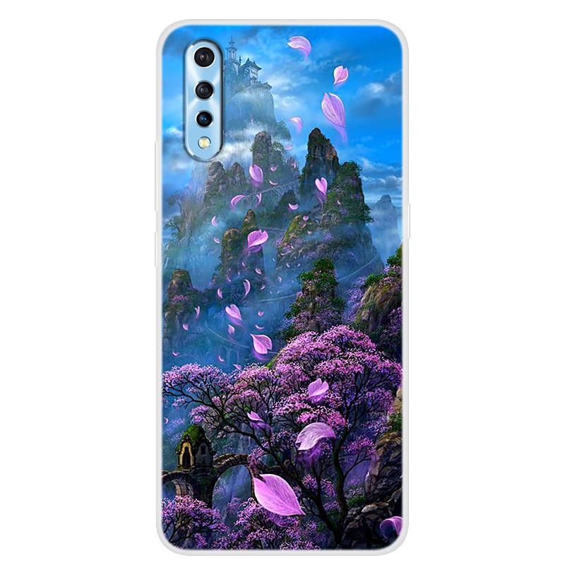 Чехол для Vivo V17 Neo Мягкий силиконовый задний чехол для телефона Vivo S1 1907 6,38" Для Vivo V17Neo V 17 neo 1907 Чехлы Бампер Capa