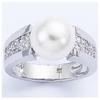 Silver Ring 'Sissi' White Silver (rhodium) - 10 Mm