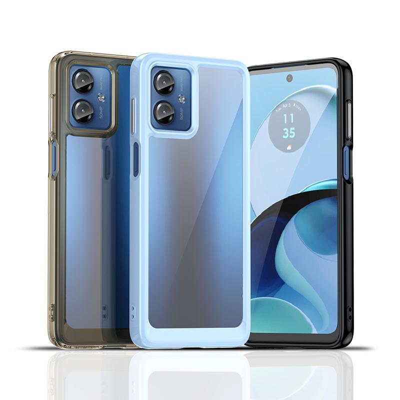 Для Motorola Moto G14 Чехол Роскошный Силиконовый Прозрачный Бампер Новый ТПУ Прозрачный Ударопрочный Motorola G14 G54 G84 Чехол Moto G14 Обложка