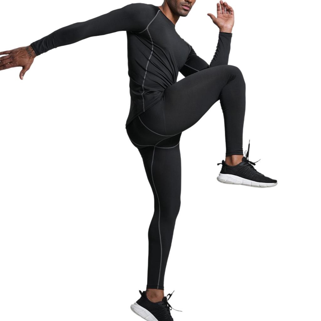 Мужское термобелье: длинные кальсоны с флисовой подкладкой, верхний и нижний слой для холодной погоды.