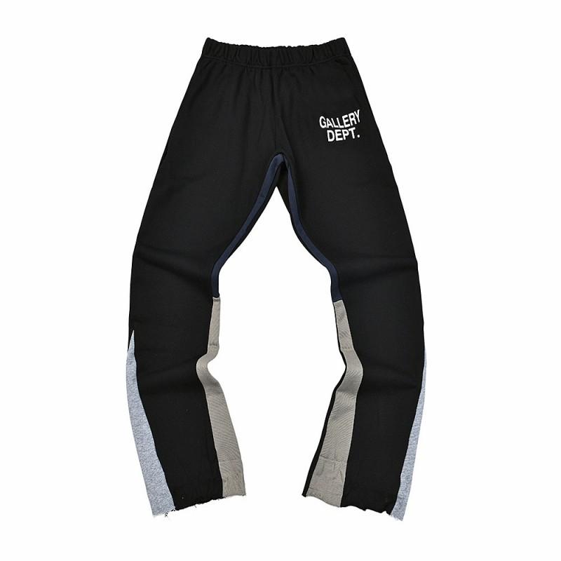 Mens Painted Letter Print Flare Sweatpants Casual Straight Fit Cotton Joggers Winter Youth Streetwear