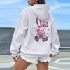 2025 Hip Hop Street Casual Printed Female Hoodies Fashion Hoodie Oversize Loose New Sweatshirts Autumn Warm Fleece Clothing
