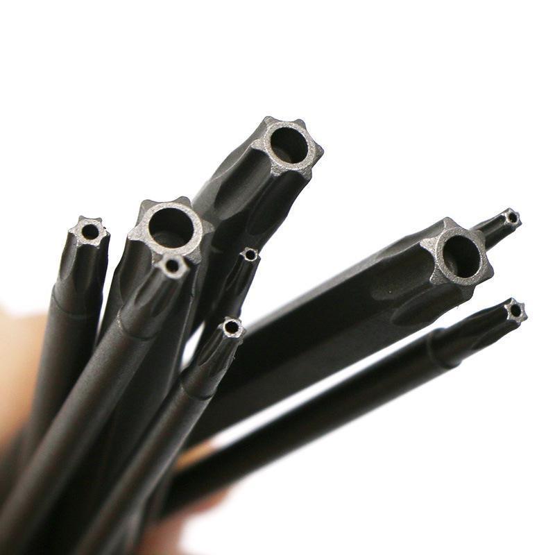 11/12 шт. Защищенный от несанкционированного доступа набор магнитных бит для дрели, отвертка с плоской головкой, шестигранный хвостовик 1/4", драйвер