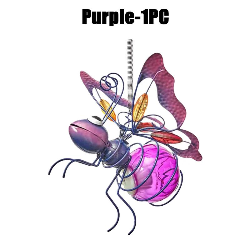 Лампа от насекомых на солнечной батарее, подвесная лампа от летающих насекомых, уличный светильник от насекомых, украшение для газона, летней вечеринки, свадьбы, декора